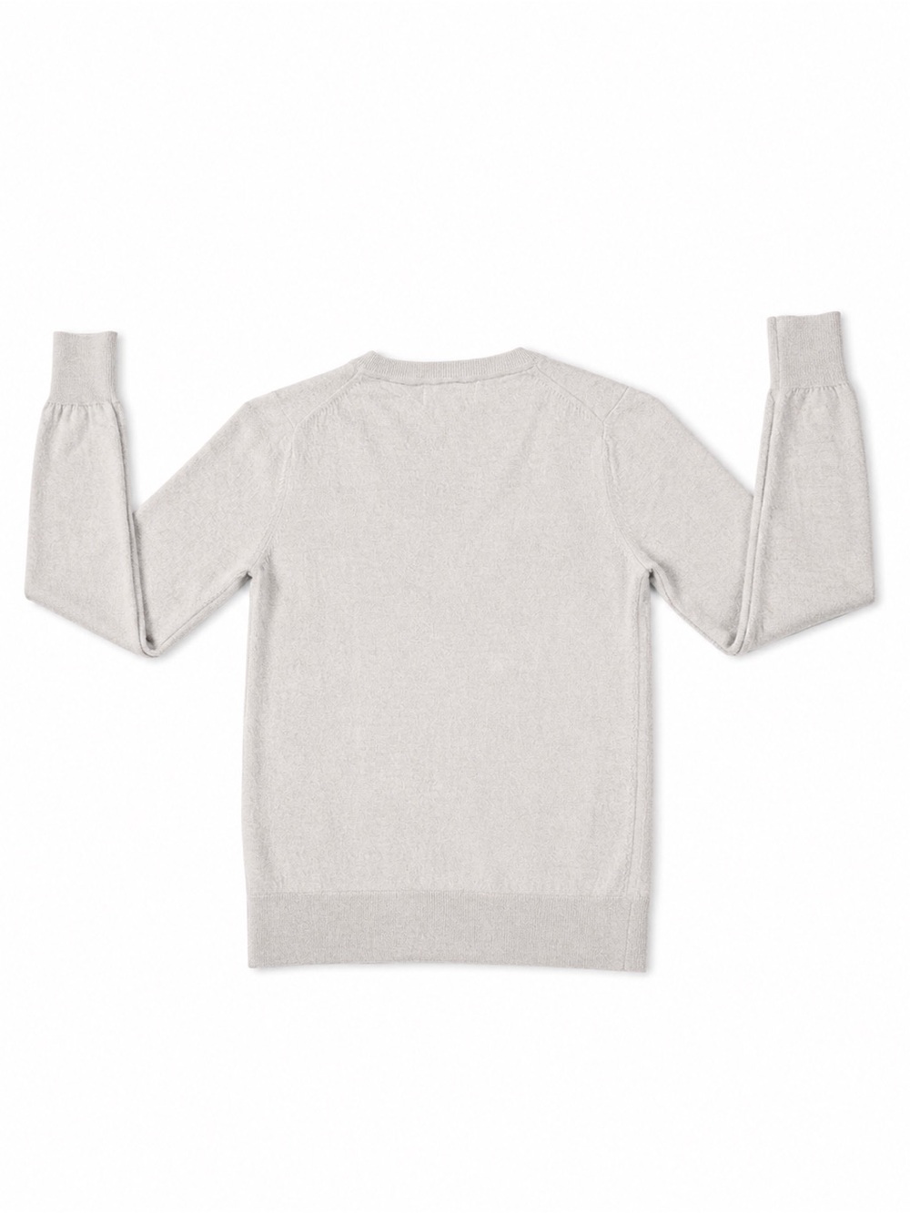 Banana Republic Extra Fine Merino Wool V-Neck Sweater Tan S - Picture 3 of 7